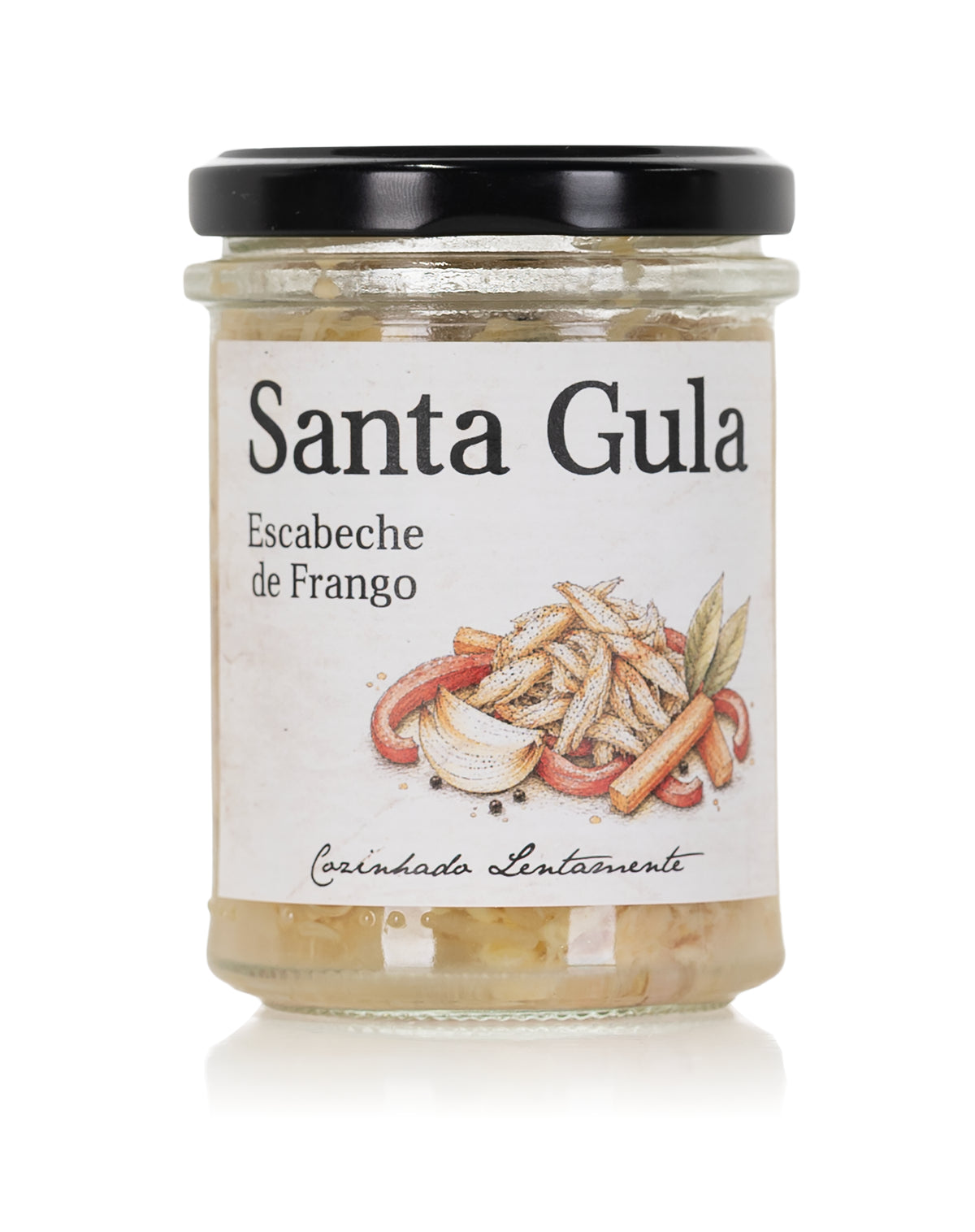 Escabeche de Frango com Essência Agridoce de Figo